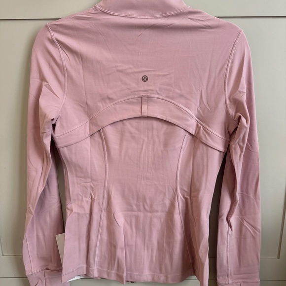 Lululemon Define Nulu Jacket Pink Haze / Rose Gold Hip Length Women's Sz 8 NEW - Picture 3 of 5
